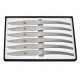 C + B Lefebvre : Monobloc SKEL table knives matte finishing