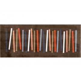 Tapis Mixed Stripes Taupe 80x200cm