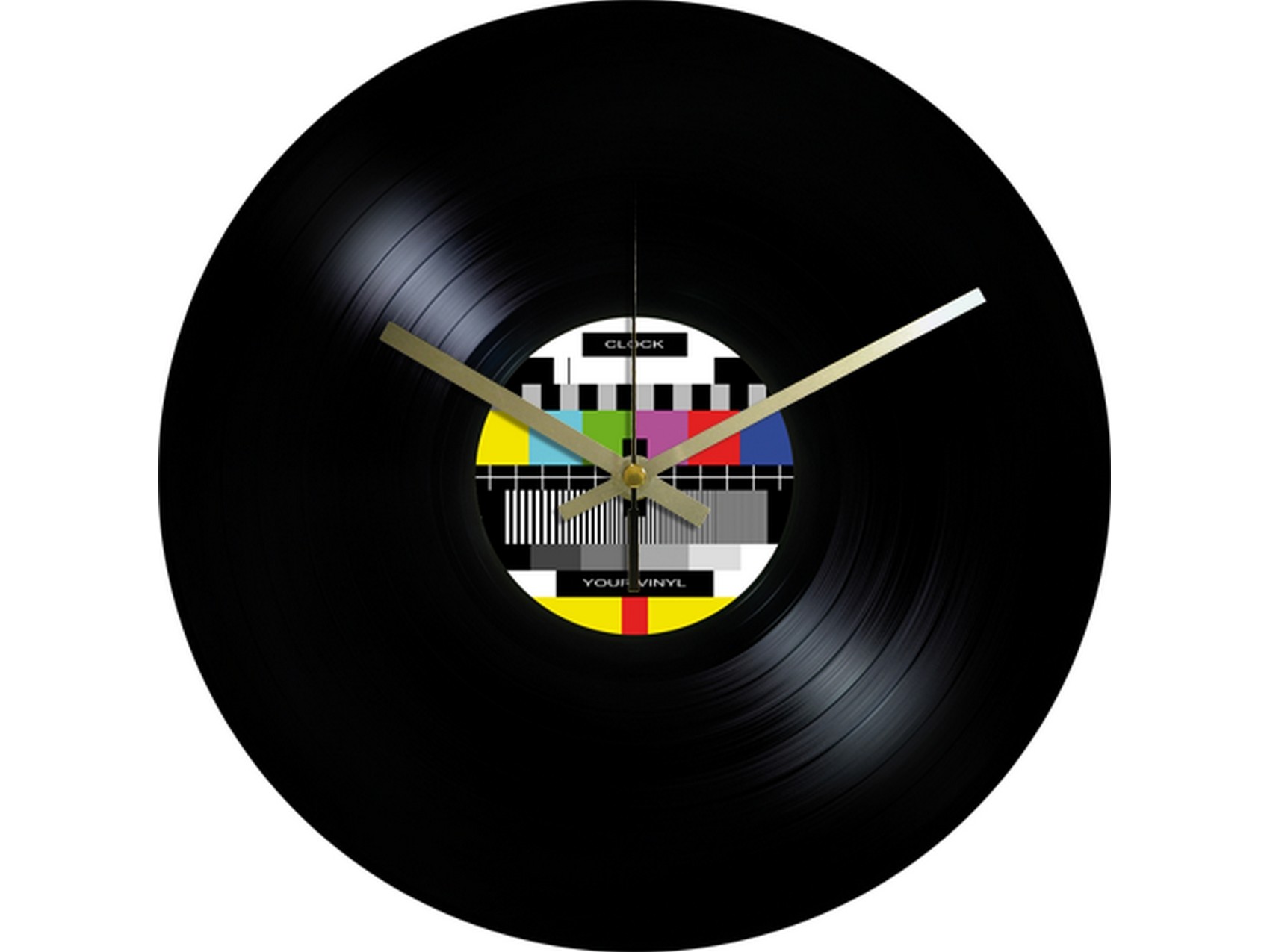 vinyl design clock test