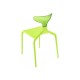 Chair Punk by Green Model White Seat / Transparent Folder 