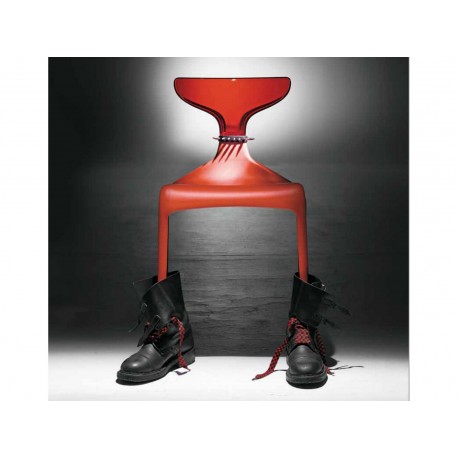 Chaise Punk Assise Rouge