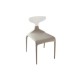 Chaise Punk Assise Beige Tourterelle