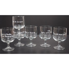 "Promenade en Aveyron" set 6 verres