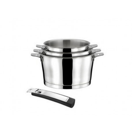 Saucepan Asana by Cuisinox Set of 3 + one handle